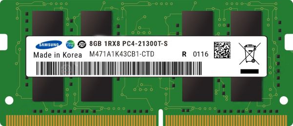 Оперативна пам'ять Samsung 8 GB SO-DIMM DDR4 2666 MHz