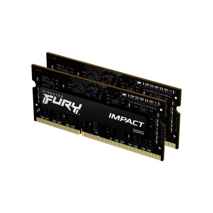 Оперативна пам'ять Kingston HyperX Impact 16 Gb (2x8 Gb) SO-DIMM DDR3L 1600 МГц HX316LS9IBK2/16